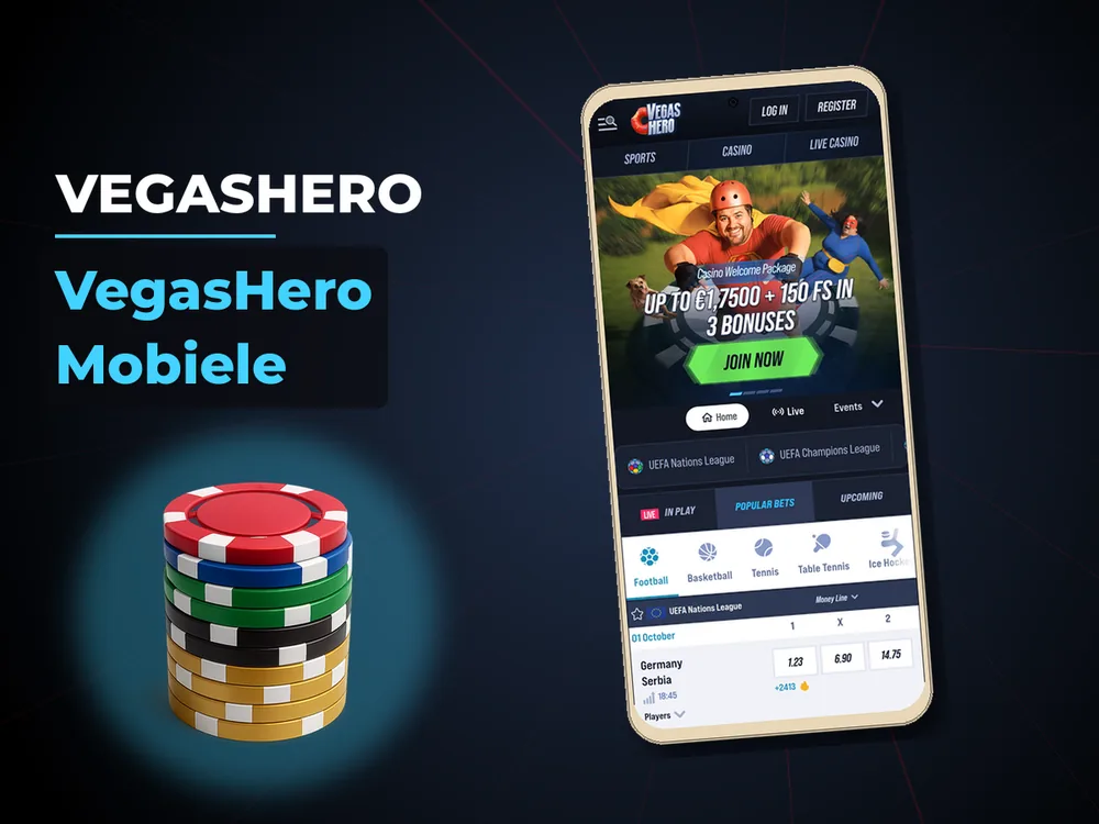 Vegashero - VegasHero Mobiele